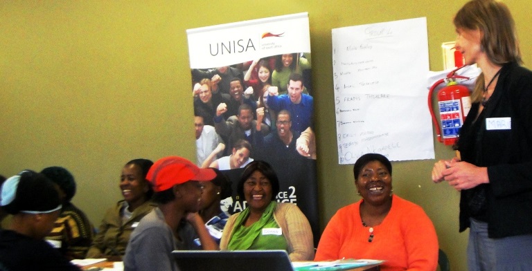 Mrs Marisa Truter presenting the Entrepreneurial Development workshop